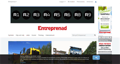 Desktop Screenshot of entreprenad.com